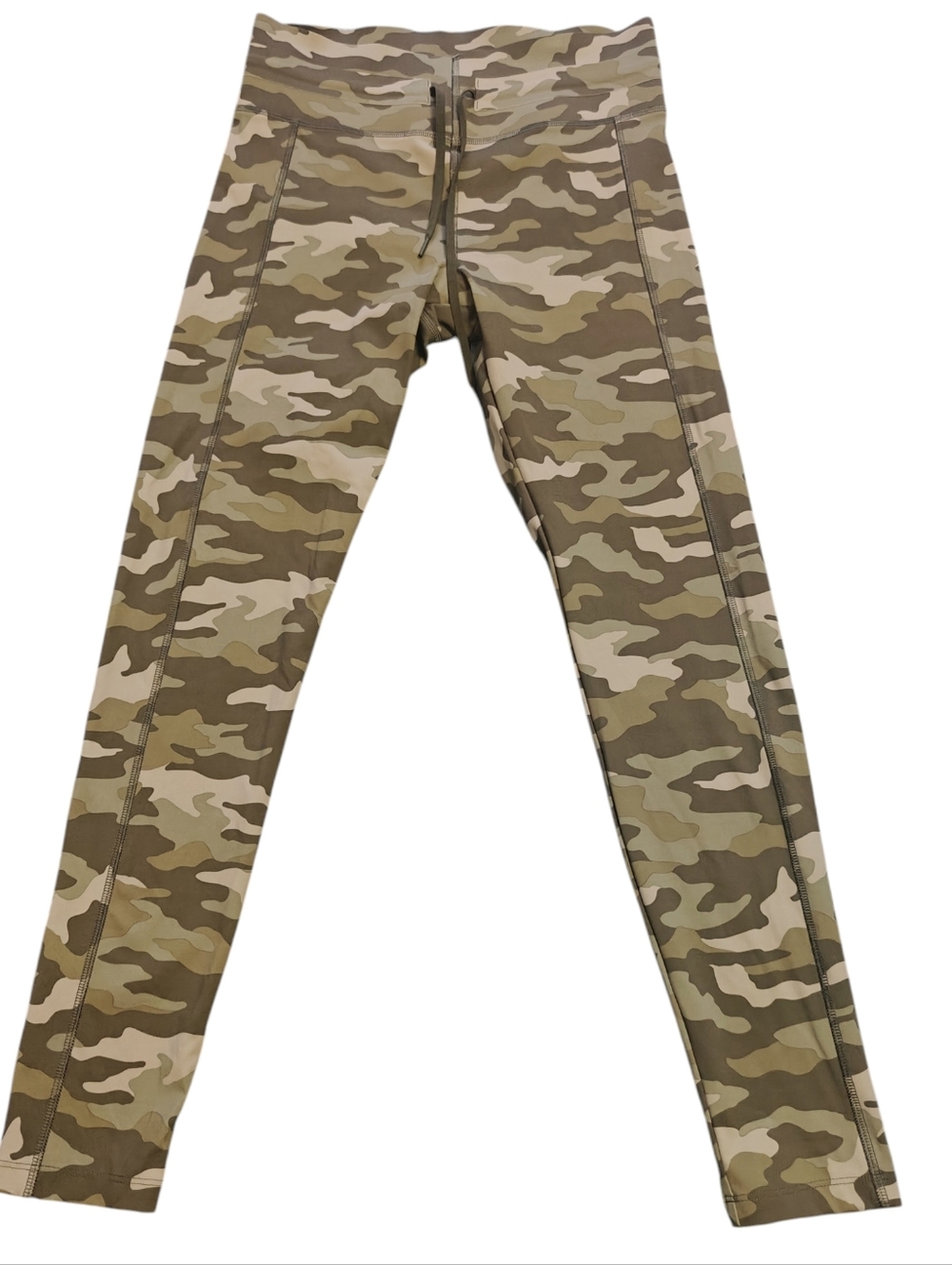 PINK Active Olive and Tan Camo Women's Leggings Size M